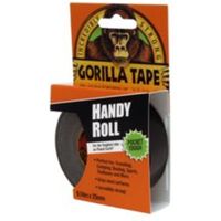 Gorilla Handy Roll Black Tape (L)9m (W)25.4mm