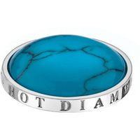 Emozioni Coin Turquoise Silver 33mm