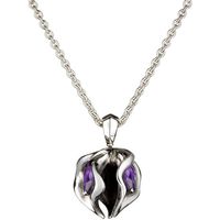 Shaun Leane Necklace Amethyst Lilly Cluster Silver