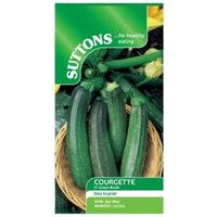 Suttons Courgette Seeds F1 Green Bush