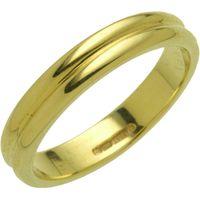 Charles Green Ridged Wedding Ring