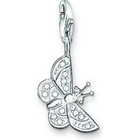 Thomas Sabo Charm Butterfly Silver And Zirconia
