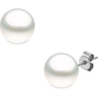Yoko Pearls 18ct White Gold Southsea Pearl Stud Earrings
