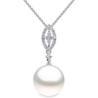 Yoko Pearls Necklace Diamond And Pearl