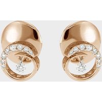Ponte Vecchio 18ct Rose Gold 0.23ct Diamond Stud Earrings