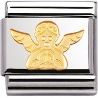 Nomination Charm Composable Classic Religious Angel Steel