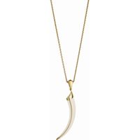 Shaun Leane Necklace Tusk Silver With Gold Plating