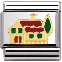 Nomination Charm Composable Classic Daily Life House Steel
