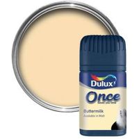 Dulux Buttermilk Matt Emulsion Paint 50ml Tester Pot - 5010212527955