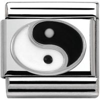 Nomination Charm Composable Classic Symbols Ying Yang Steel