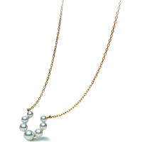 Mikimoto Necklace Bubble Akoya Pearls 18ct Yellow Gold