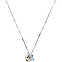Mikimoto Necklace Clover Pearl And Diamond 18ct White Gold