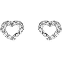 Rachel Galley Earrings Amore Mini Heart Stud Silver
