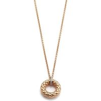 Fope Lovely Daisy 18ct Rose Gold Diamond Necklace