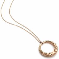 Fope Necklace Lovely Daisy Diamond 18ct Rose Gold