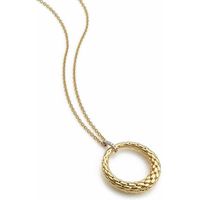 Fope Necklace Lovely Daisy Diamond 18ct Yellow Gold
