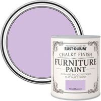 Rust-Oleum Violet Macaroon Flat Matt Furniture Paint 125 Ml