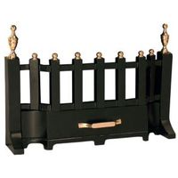 Slemcka Traditional Cast Iron Fire Fret (H)255mm (W)400mm (D)80mm