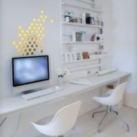 Fine Décor Gold Dots Gold Self Adhesive Wall Sticker