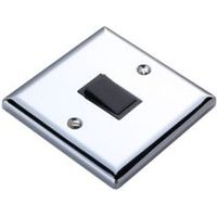 Volex 10A 2-Way Single Polished Chrome Intermediate Switch