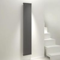 Kudox Xylo Vertical Radiator Anthracite (H)1800 Mm (W)300 Mm