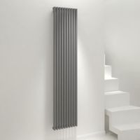Kudox Xylo Vertical Radiator Anthracite (H)1800 Mm (W)380 Mm