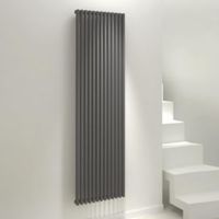 Kudox Xylo Vertical Radiator Anthracite (H)1800 Mm (W)500 Mm