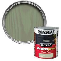 Ronseal Spring Green Satin Wood Paint 0.75L
