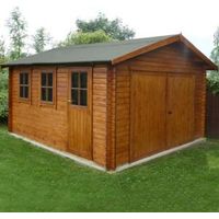 13X12 Bradenham Timber Garage Base Included With Assembly Service