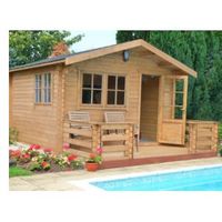 14X18 Kinver 34mm Tongue & Groove Timber Log Cabin