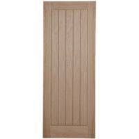 Cottage Panelled Oak Veneer Internal Unglazed Door (H)2040mm (W)726mm