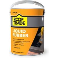 Rooftrade Black Liquid Rubber Roof Sealant 4L