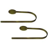 Colours Ares Brass Effect Curtain Hold Backs Pack Of 2