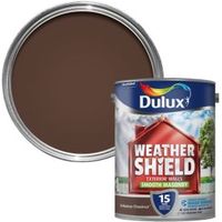 Dulux Weathershield Intense Chestnut Smooth Masonry Paint 5L