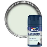 Dulux Bathroom Jade White Soft Sheen Emulsion Paint 50ml Tester Pot