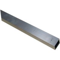 Aluminium Square Tube (H)20mm (W)20mm (L)2m