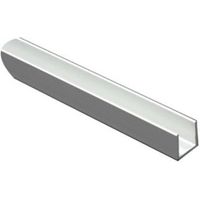 Aluminium U Profile (H)20mm (W)20mm (L)2m