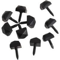 The House Nameplate Company Nickel Effect Iron Decorative Stud (Dia)10mm (L)10mm Pack Of 10
