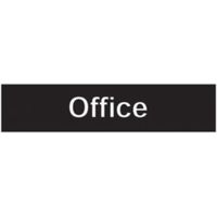 The House Nameplate Company PVC Self Adhesive Office Sign (H)50mm (W)200mm