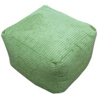 Bubble Plain Lime Bean Bag Cube