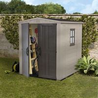 6X6 Factor Apex Plastic Shed