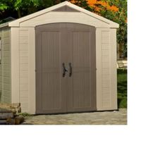 8X6 Factor Apex Plastic Shed