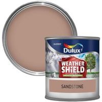 Dulux Weathershield Sandstone Beige Matt Masonry Paint 0.25L Tester Pot
