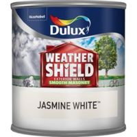 Dulux Weathershield Jasmine White Matt Masonry Paint 0.25L Tester Pot