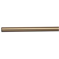 Colorail Brass Effect Steel Round Tube (L)1.22m