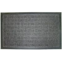 Diall Grey Plastic Door Mat (L)0.75m (W)450mm