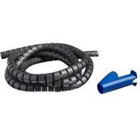 MK Silver Flexible Cable Concealer (Dia)20mm (L)2.5m