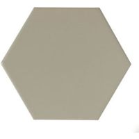 City Chic Taupe Satin Hexagon Ceramic Wall Tile Pack Of 50 (L)150mm (W)173mm