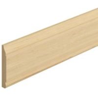 Softwood Mouldings Smooth Skirting (T)15mm (W)94mm (L)2100mm Pack Of 1