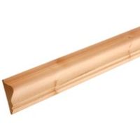 Softwood Mouldings Smooth Dado Rail (T)20mm (W)45mm (L)2400mm Pack Of 1